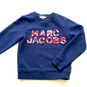 Little Marc Jacobs Crystal Embellished Sweatshirt, Size 6